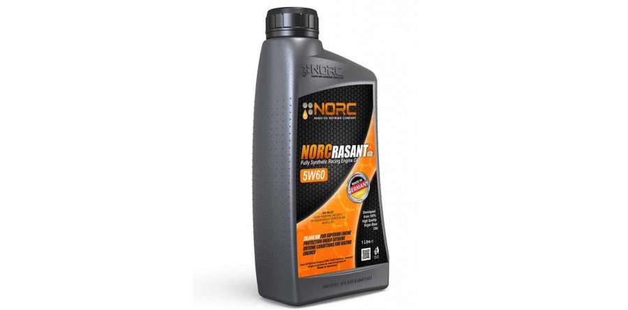 NORC just launched its new superior 5W-60 racing engine oil